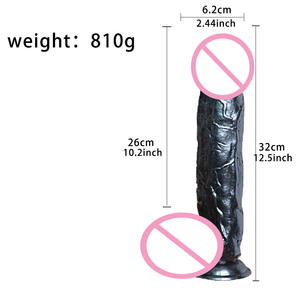 Alien masturbador femenino europeo y americano crece, imita el juguete sexual del pene real y negro - Product Image 4