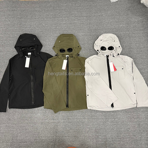 Giacca <span class=keywords><strong>da</strong></span> Uomo Funzionale Antivento e Impermeabile con <span class=keywords><strong>Design</strong></span> Multi-Tasca, Giacca con Cappuccio alla Moda per Attività all'Aperto - Product Image 2