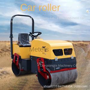 YSLANDSCAPE 2 T Full Hydraulic Steel Wheel Driving <b>Road</b> <b>Roller</b> with Leveling Vibration Grinding Hand-Held Design - Product Image 4