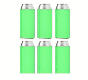 6pcs Standard Can <b>Cooler</b> Sleeve Soft Insulated Reusable Non slip <b>Drink</b> for Hard Seltzer Beer Soda Energy <b>Drinks</b> and Water Bottle - Product Image 4