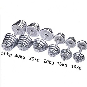 Bán Buôn Sắt Có Thể Điều Chỉnh Quả Tạ Đặt Barbell 20Kg Chrome Phòng Tập Thể Dục Quả Tạ - Product Image 5