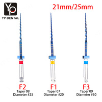 6 pièces par boîte, instruments dentaires d'usine, instruments endodontiques, lime en niti, moteur endo, limes en niti avec endomoteur