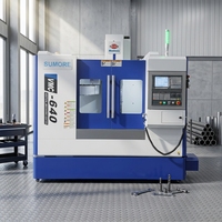 Vente directe d'usine - Centre d'usinage vertical haute précision VMC640 avec 3/4/5 axes - Machine de fraisage CNC SMC640 - Table 800*320mm