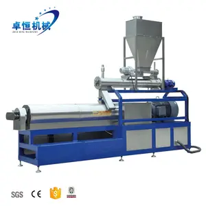 Automatic Twin Screw Extruder for making Cereal Choco Cocoa Balls Corn Flakes Puff Snack Food Production Line