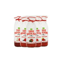 Sugo Di Casa Ursini Sauce tomate avec oignon, huile d'olive extra vierge et basilic en bouteille 500g Prêt à l'emploi