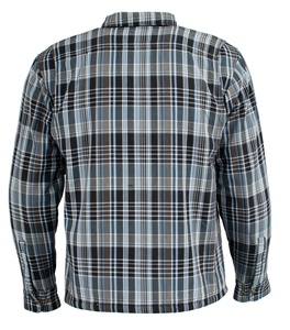 Chemise en flanelle extensible légère pour homme avec tissu doux au toucher Confort et flexibilité pour un style de vie actif en plein air - Product Image 3