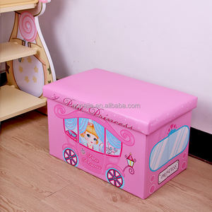 Pouf ม้านั่งเก็บของเล่น<span class=keywords><strong>การ์ตูน</strong></span>ขนาดเล็กสำหรับเด็ก,กล่องเก็บของพับได้จุของได้เยอะสำหรับผู้ใหญ่นั่งเก็บของพับได้ออตโตมัน - Product Image 3