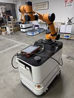 Robot mobile EZ-COR AMR AGV avec intelligence artificielle, manipulateur Cobot, moteur PLC 3kW 220V, manutention, palettisation, automatisation industrielle 4.0, usine