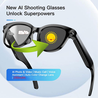 Gafas Inteligentes SENBONO M89 con IA, Lentes Graduadas, Música y Llamadas de Voz, con Cámara Integrada