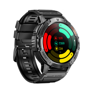 Nouvelle Montre Sportive <span class=keywords><strong>K65</strong></span> Smartwatch avec Lampe Torche, Moniteur de Fréquence Cardiaque, Appel Bluetooth, Montre Intelligente d'Extérieur AMOLED 2026 - Product Image 5