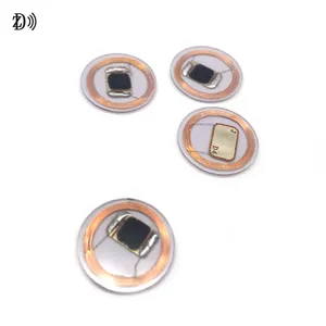 LF RFID Tag Copper Coil Customized 125khz ABS/PVC Printed LF/NFC RFID Coin Tag