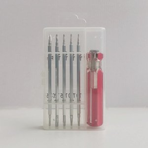 Precision Screwdriver Set 6-Piece Phillips Flathead <b>Torx</b> Hex Magnetic Bits Electronics Repair Tool Kit Chromium Vanadium Steel - Product Image 1