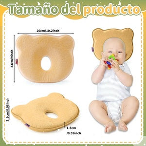 Baby Memory Foam Head <b>Pillow</b> With Hole For <b>Flat</b> Head Prevention - Product Image 2