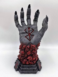 Statue en résine à motifs Légende du Vent de l'épée gothique, Main du Dieu <span class=keywords><strong>Berserk</strong></span>, pour décoration, cadeau pour hommes, Halloween, Chine - Product Image 5