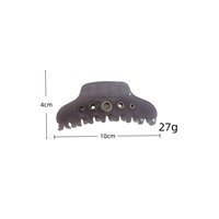 Pince à cheveux personnalisable en peluche, motif dessin animé, maintien solide, antidérapante, accessoire pour femme