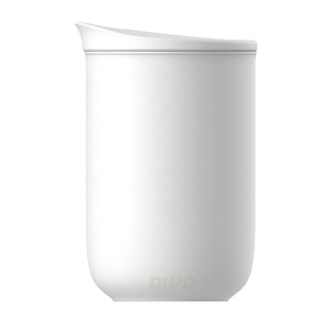 Gobelet en céramique à double paroi DHPO <span class=keywords><strong>Zen</strong></span> avec paille pour les ensembles de café et de thé à usage de bureau - Product Image 1