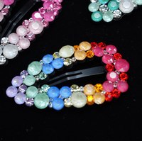 Accessoires mignons pour filles, pinces à cheveux en strass, accessoires pour cheveux BB, pinces à tresses, épingles à cheveux pour femmes, barrettes en gros