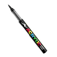 Marqueur de peinture acrylique à pointe souple noir et blanc Flysea FS-4901 pour le remplissage direct transocéanique, idéal pour le journaling, les mises en évidence, les cartes artistiques, le dessin et le bricolage