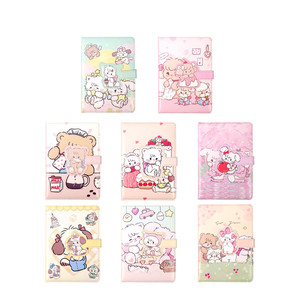 Carnet à spirales magnétique B6 de la marque <span class=keywords><strong>Mikko</strong></span>, nouveau, mignon, en cuir PU, sac à main, carnet de notes - Product Image 1