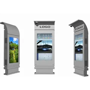 Outdoor wasserdichte Werbe maschine Video Player Bildschirm Kiosk Taxi Haltestelle Bus Digital Signage