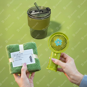 ชุดของขวัญโปรโมชั่นที่กำหนดเองชุดของขวัญขนาด<span class=keywords><strong>เล็ก</strong></span>พัดลมและร่มชุดของขวัญองค์กรธุรกิจสำหรับฤดูร้อนฤดูหนาว - Product Image 3