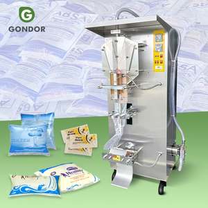 Máquina de llenado y envasado automático pequeña para bolsas de plástico de jugo y agua (D'eau a Sachet En Eau Coupe) - Product Image 1