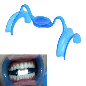 Campioni gratuiti apriscatole dentaria guancia a forma di c divaricatore a forma di m bocca in plastica spargitori per odontoiatria - Product Image 2