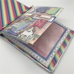 Scrapbooking personnalisés faits à la main de 12 pouces <span class=keywords><strong>x</strong></span> 12 pouces, Albums Photo avec papier à motifs, Scrapbooking personnalisés - Product Image 1