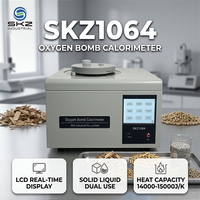 SKZ1064 Layar LCD Penguji Nilai Kalor Padat Cair Penggunaan Ganda Kapasitas Panas 14000-15000J/K Penentuan Nilai Kalor