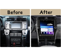 Krando16.2" Tesla Multimédia DVD Autoradio Android GPS pour Toyota 4 Runner 2009-2023 CarPlay sans fil Android Auto Écran tactile