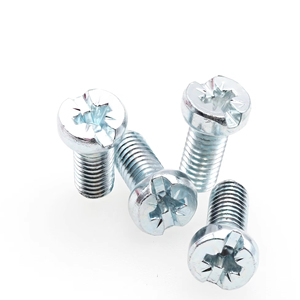 Qd Thượng Hải Phẳng Kẽm Thép Metric Máy Vít <span class=keywords><strong>M5x10</strong></span> Lớp 8.8 10Mm Chiều Dài Cho Thiết Bị Điện - Product Image 3