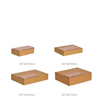 Boîte d'emballage express personnalisée en carton ondulé rigide de haute qualité 2022, en papier d'art avec revêtement UV et gaufrage doré
