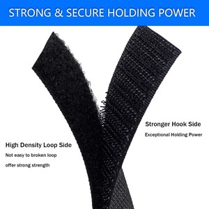 Usine en gros crochet et boucle rubans 100% Nylon crochet et boucle sangle ruban collant force industrielle - Product Image 4