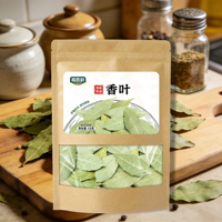 Hojas de Laurel Secas 100% Puras para Sopas, Guisos, Carne Estofada, Hierba Aromática para Cocinar, Bolsa de 15g, Marca Personalizada, Se Acepta OEM