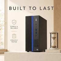 PC Desktop Komersial Baru Zhaoxin KX-U6780A 8 Core 2.7GHz 16GB DDR4 512GB M.2 NVMe SSD LCD Bisnis