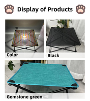 Chaise de Camping pliante Portable pour animaux de compagnie lit pour chien lavable léger pour la plage en plein air randonnée respirant solide pour les petits animaux