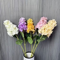 Fleur d'hortensia artificielle unique pour mariage, extérieur, maison et hôtel – Composition florale pour salon – Fleurs artificielles pour mariage
