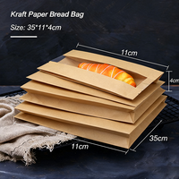 Sac en papier kraft étanche à l'humidité pour emballage de thé avec fenêtre transparente le sac de cuisson au café
