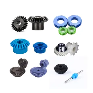 customized micro precision worm / bevel gear micro plastic gear manufacturers