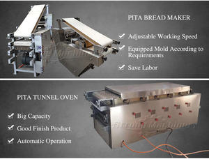 Commercial Automatic Arabic Pita Bread Tortilla Making Machine <b>Grain</b> <b>Product</b> Making Machines - Product Image 4