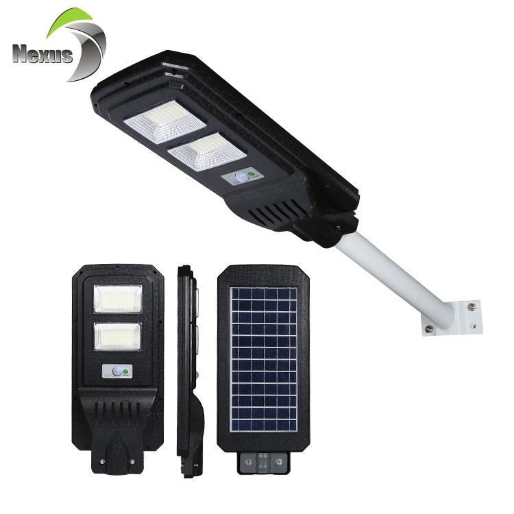 SMD 40 vatios de 60 vatios IP65 al aire libre sensor de movimiento integrado todo en una luz de calle solar llevada precio