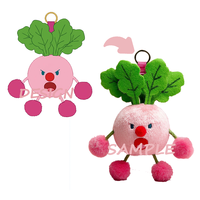 Jouets en peluche personnalisés, porte-clés en peluche personnalisé avec visage en vinyle, porte-clés en peluche Manju de haute qualité