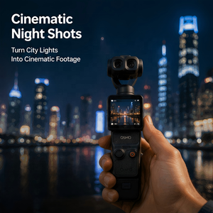 Estabilizador de Mano con Gimbal de 3 Ejes, Cámara Dual CMOS de 1 Pulgada, 4K, 240 fps, Movimiento Lento, para Vloggers - Product Image 1