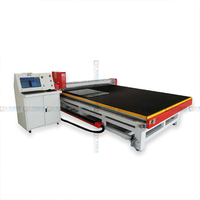 Automático 360 °   Mesa de corte con posicionamiento de cabezal de corte para el procesamiento de vidrio en pequeños lotes, ideal para vidrio de muebles y espejos.