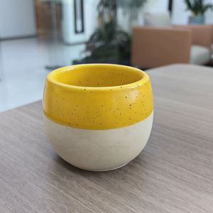 Taza de Café de Arcilla, Material de Cerámica Retro, Estilo de Oriente Medio, Taza de Café Elegante, Multicolores - Product Image 3