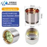 Ensemble de lentilles de collimation HXLASER D28 F75 F100 F125 F150, ensemble de lentilles de mise au point 1064nm pour tête de découpe laser Raytools BT210 BT210S