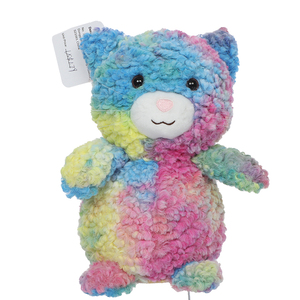 Jopark EN71 ODM mignon Tie-Dye chiot en peluche doux tissu rempli PP coton vente chaude couleur bonbon accessoires brodés - Product Image 2