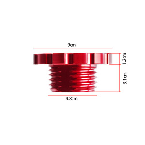 Adaptateur de volant Thrustmaster 9cm X 4.8cm en aluminium rouge pour mise à niveau T500 TS T300 T-GT - Product Image 1