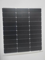 Panneau solaire 50W ETFE étanche pour camping en plein air, camping-car, alimentation portable hors réseau, flexible, entièrement noir