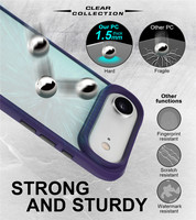 En gros Couleur TPU Côtés Clair PC Retour Téléphone étui pour iphone 17 Air Antichoc Transparent Couverture pour iPhone 17 Pro Max 16 15 14